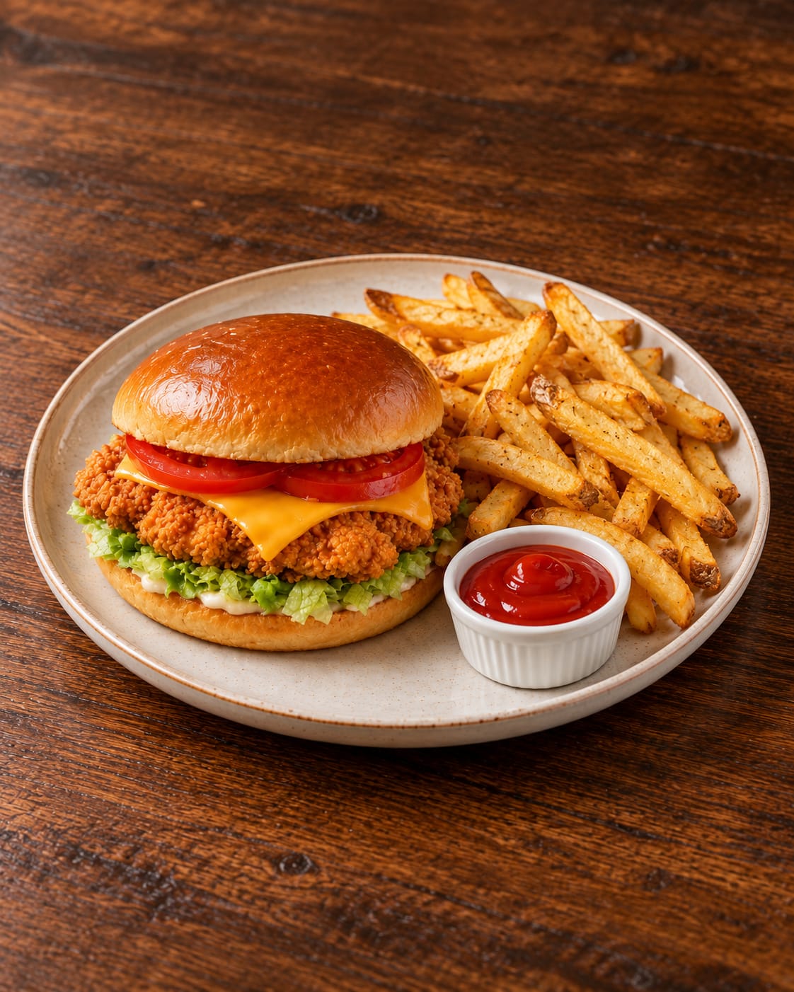 Burger Crispy Pui